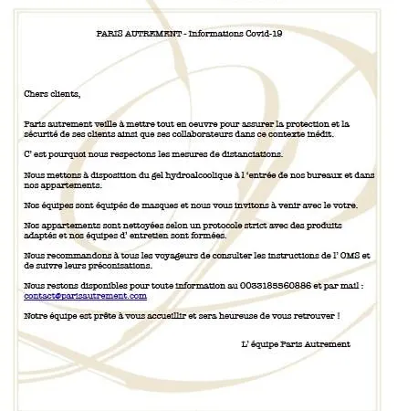 Apartment Pierre A Feu Paris